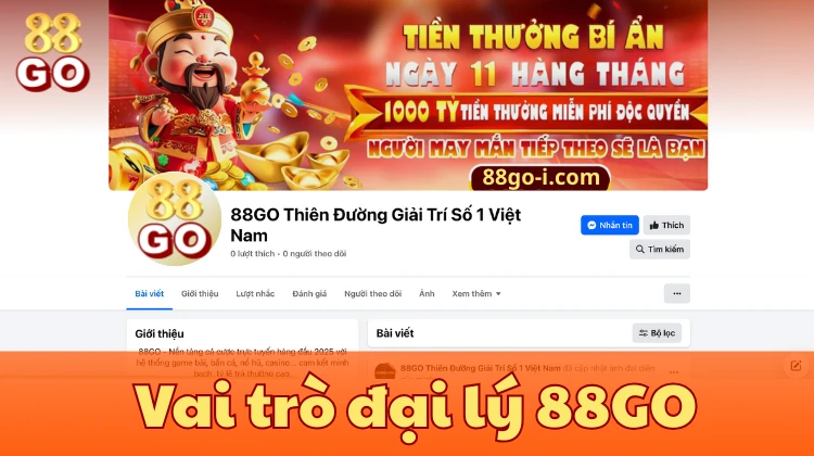 Quảng bá chương trình đại lý 88GO qua mạng xã hội