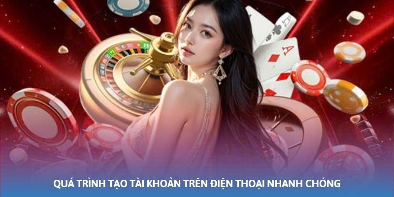 Ảnh minh họa: Quá trình tạo tài khoản trên ứng dụng điện thoại vô cùng nhanh chóng Ảnh minh họa: Quá trình tạo tài khoản trên ứng dụng điện thoại vô cùng nhanh chóng