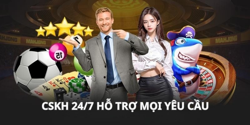 Ảnh minh hoạ: Hỗ trợ CSKH 24/7 giải đáp mọi yêu cầu từ người chơi Ảnh minh hoạ: Hỗ trợ CSKH 24/7 giải đáp mọi yêu cầu từ người chơi