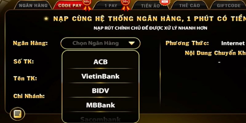 Ảnh minh họa - Quy trình nạp tiền 88GO Ảnh minh họa - Quy trình nạp tiền 88GO